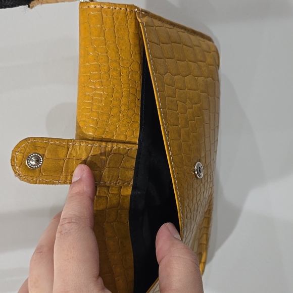 ✨️4/$20 Croc Embossed Small Genuine Leather Crossbody Bag, Removeable Strap - Picture 13 of 16